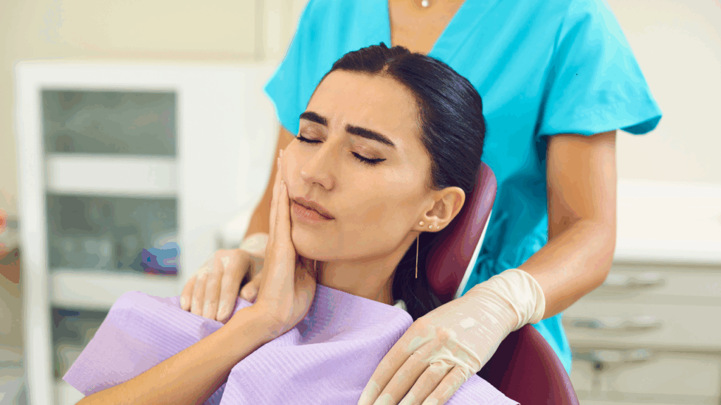 Kamień na zębach – krótkotrwałe dolegliwości bólowe po zabiegu usunięcia kamienia 