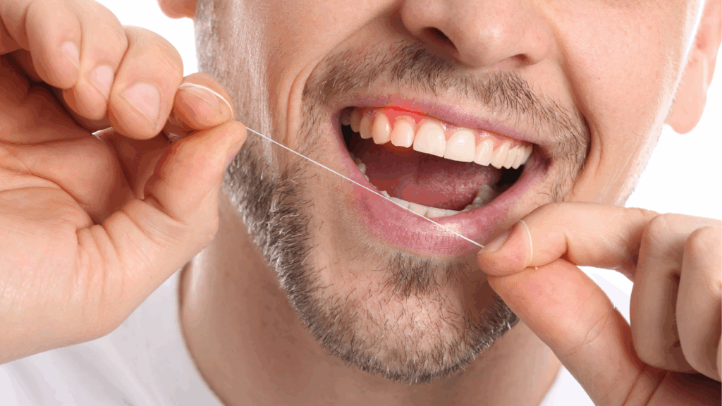 Nitkowanie zębów - skutki zaniedbania